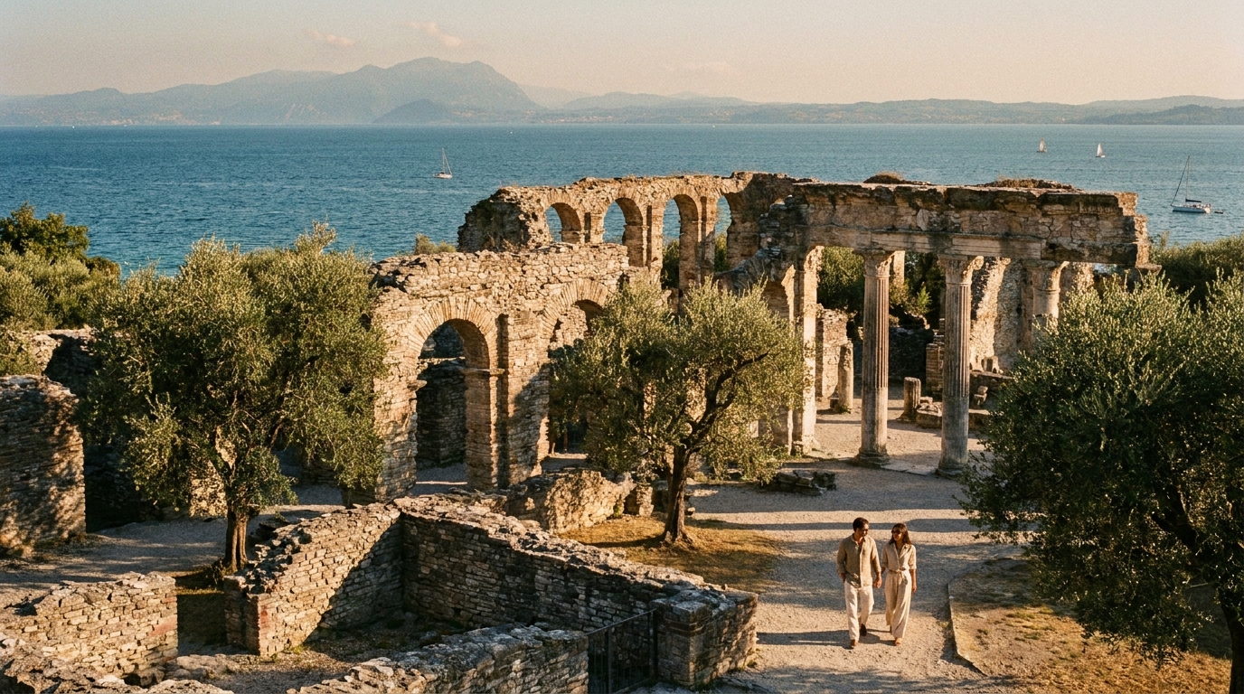 Ruins of the Grotte di Catullo at Sirmione
